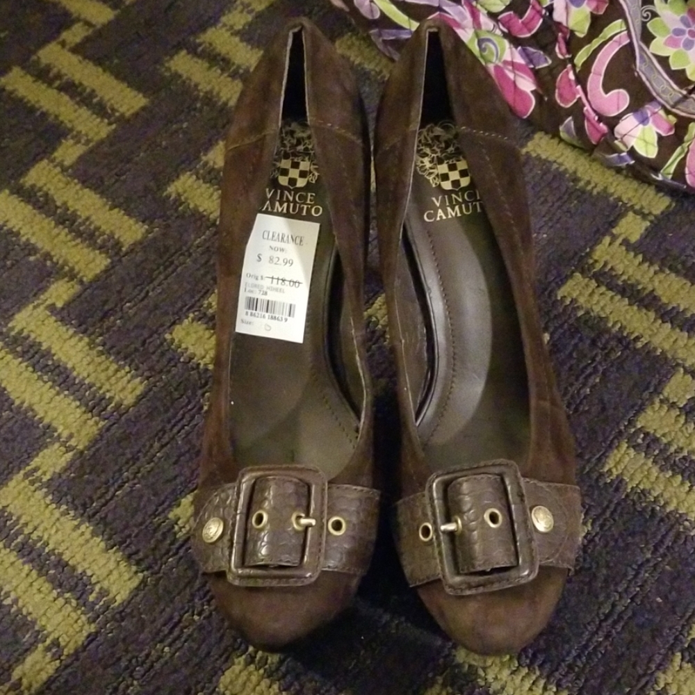 Brown heels